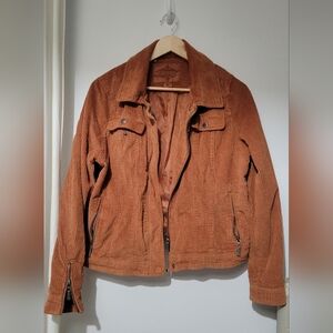 Women's Rust Colored Corduroy Jacket